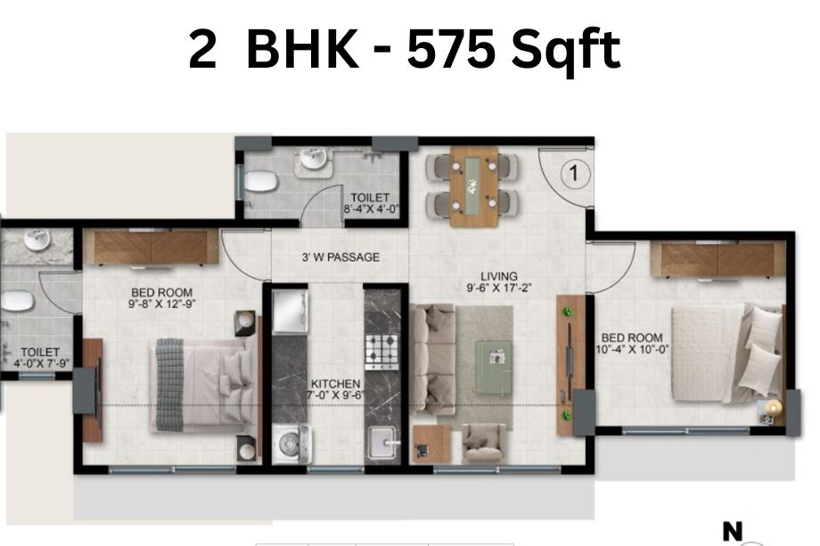 2 BHK